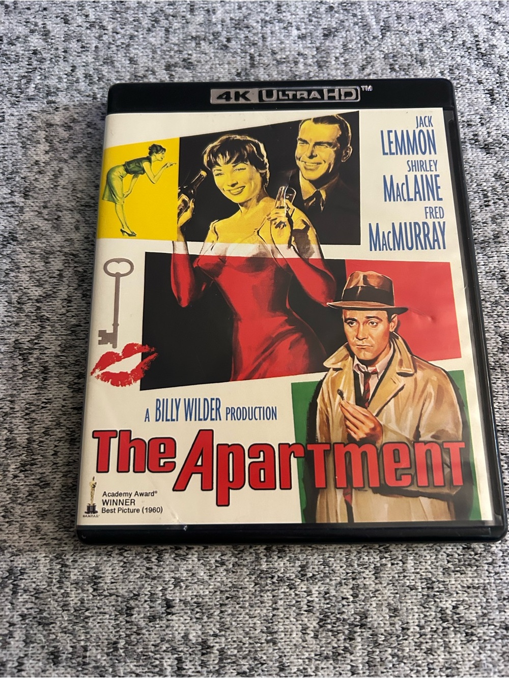 The Apartment (1960) 4KUHD Blu Ray Billy Wilder, Jack Lemmon, Shirley MacLaine